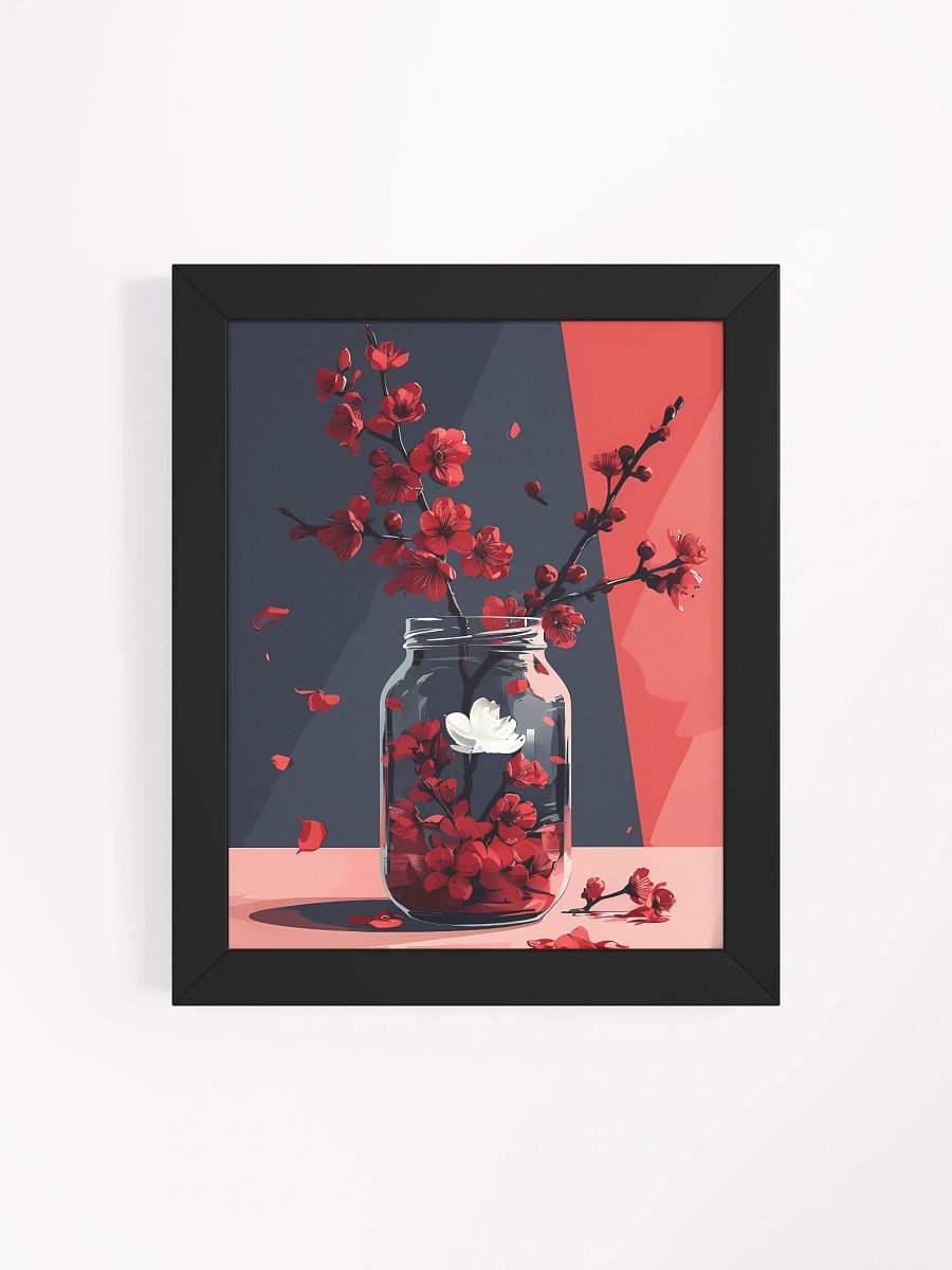 Ethereal Blossom Jar Framed Poster product image (5)