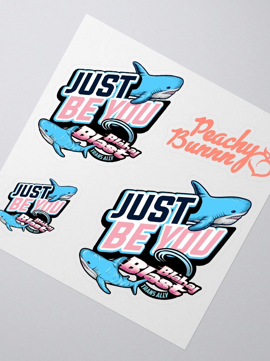 Blahaj Blast Sticker Sheet product image (2)
