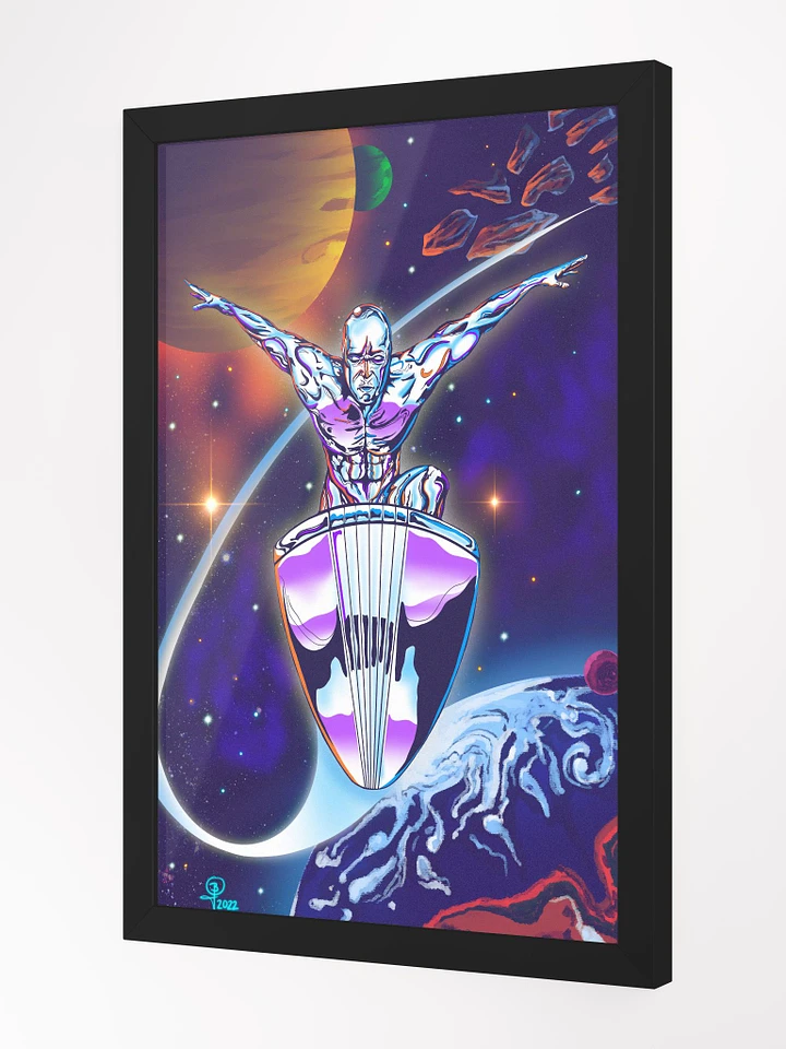 Cosmic Silver Surfer Framed 12x18 Art product image (1)