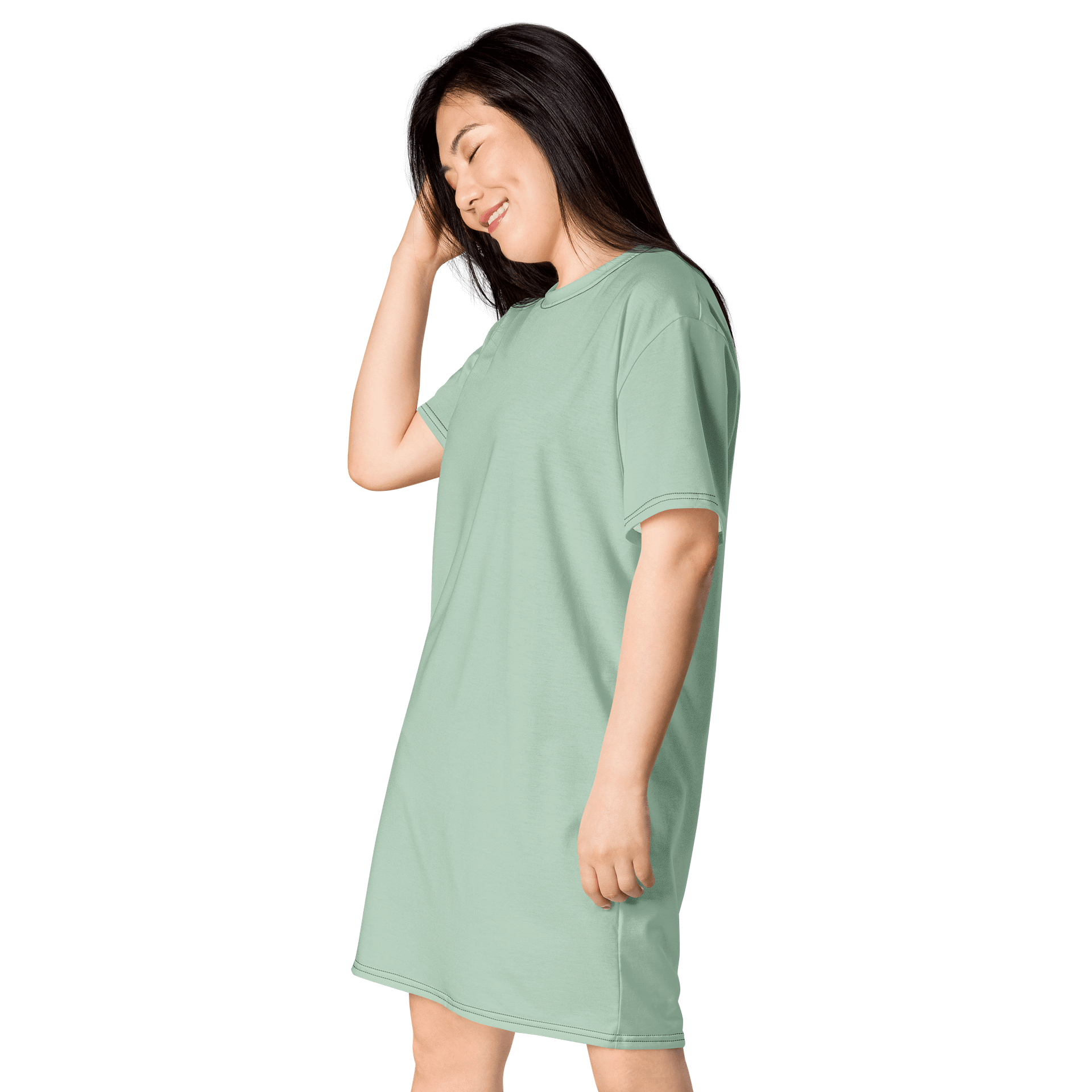 Oversized T-Shirt Dress - Serene Edgewater, Sizes 2XS-6XL product image (3)