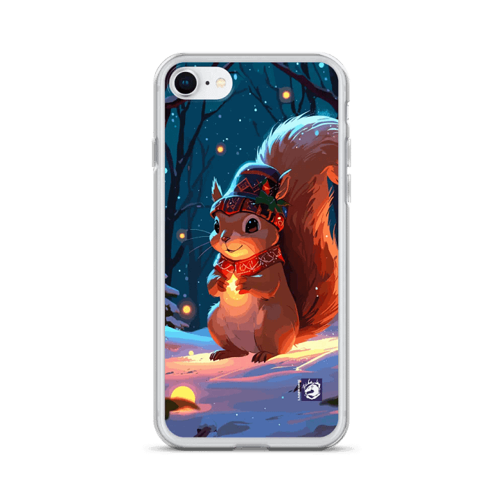 Festive Squirrel Snowy iPhone Case product image (24)