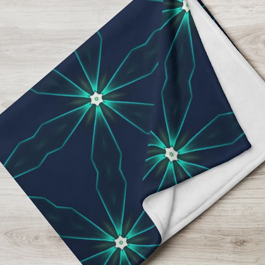 Navy Throw Blanket product image (5)