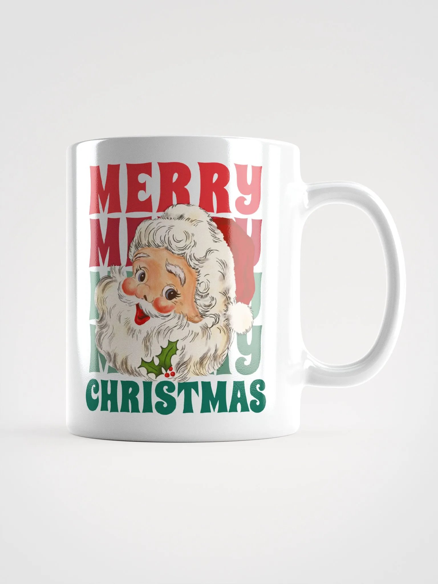 Merry Merry Christmas Retro Santa product image (2)