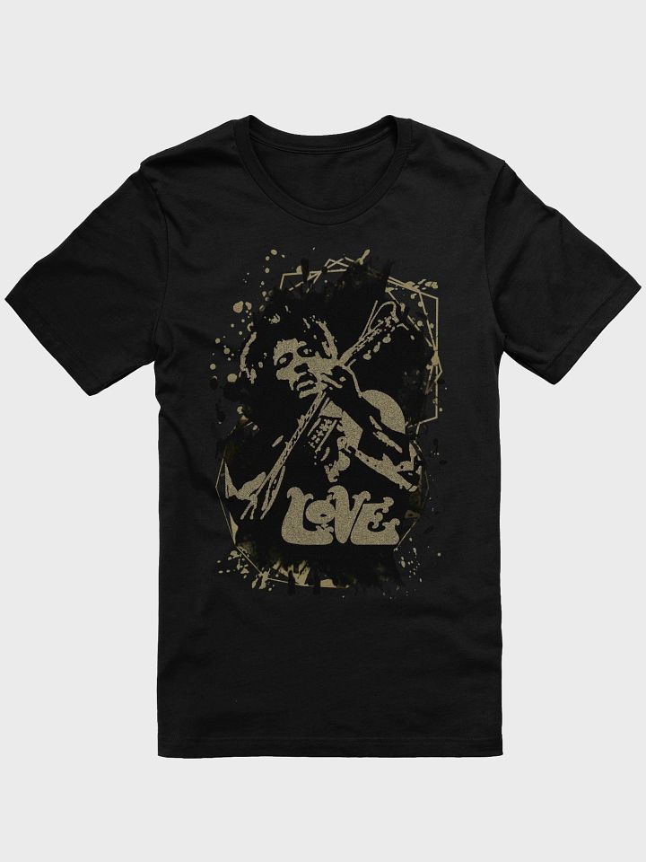 Arthur Lee Love T-Shirt. Black and gold sand art. product image (1)