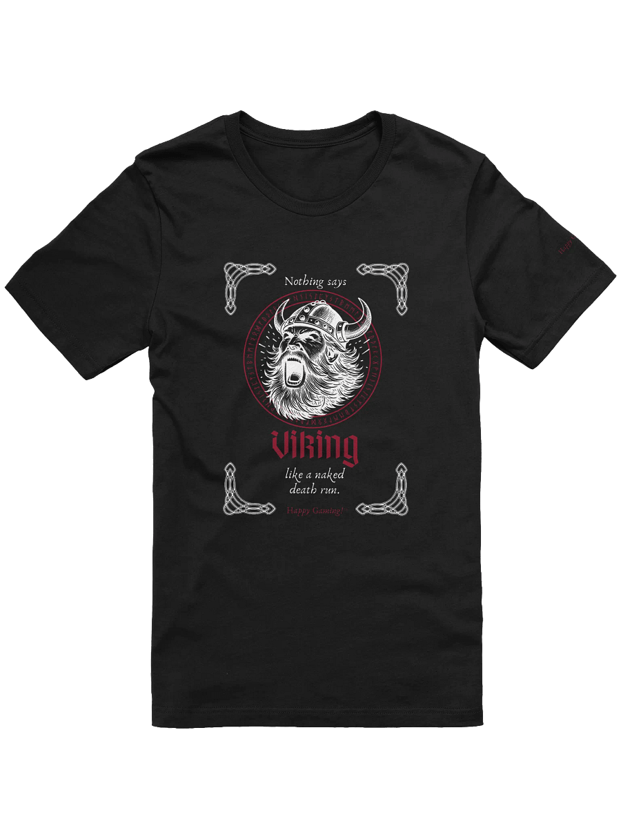 Viking Naked Death Run Gaming Tee product image (1)