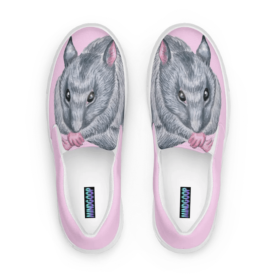 Blue rat slip on canvas shoes product image (2)