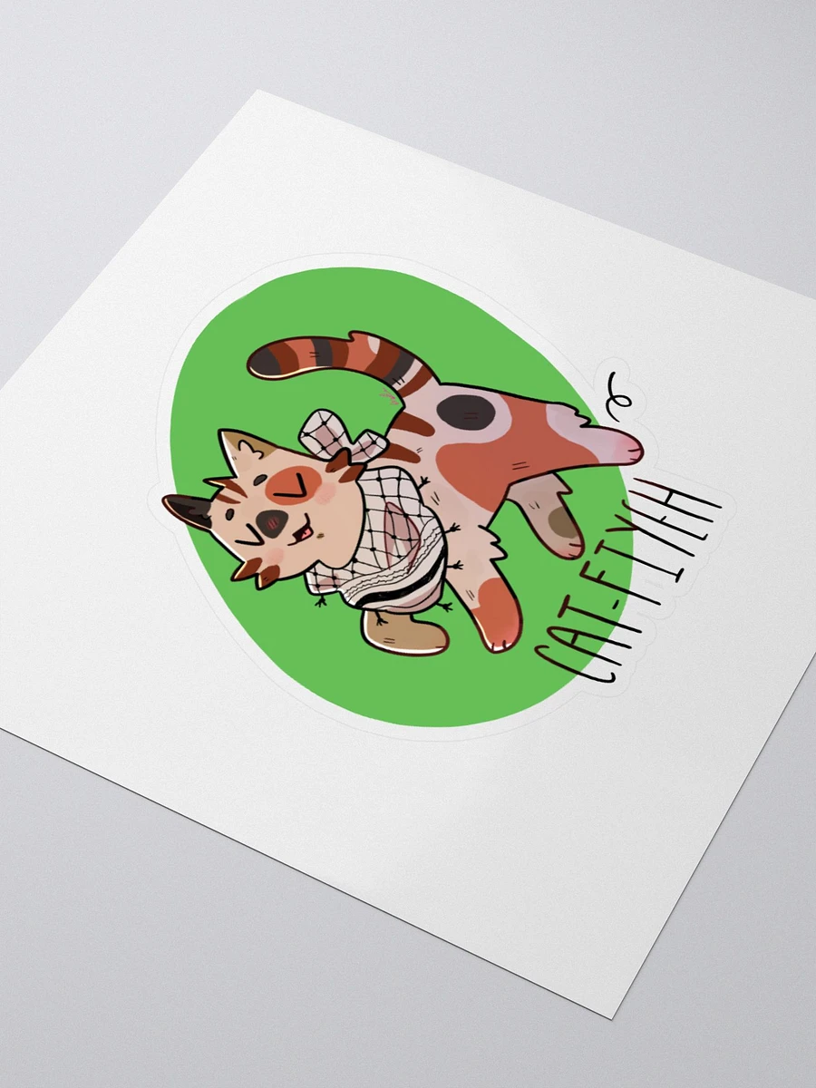 Cat-fiyeh Sticker product image (3)