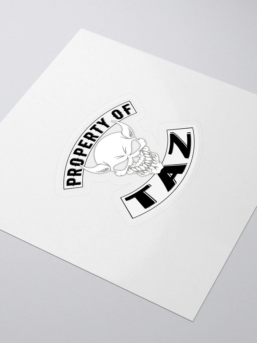 Property of Taz Sticker product image (3)