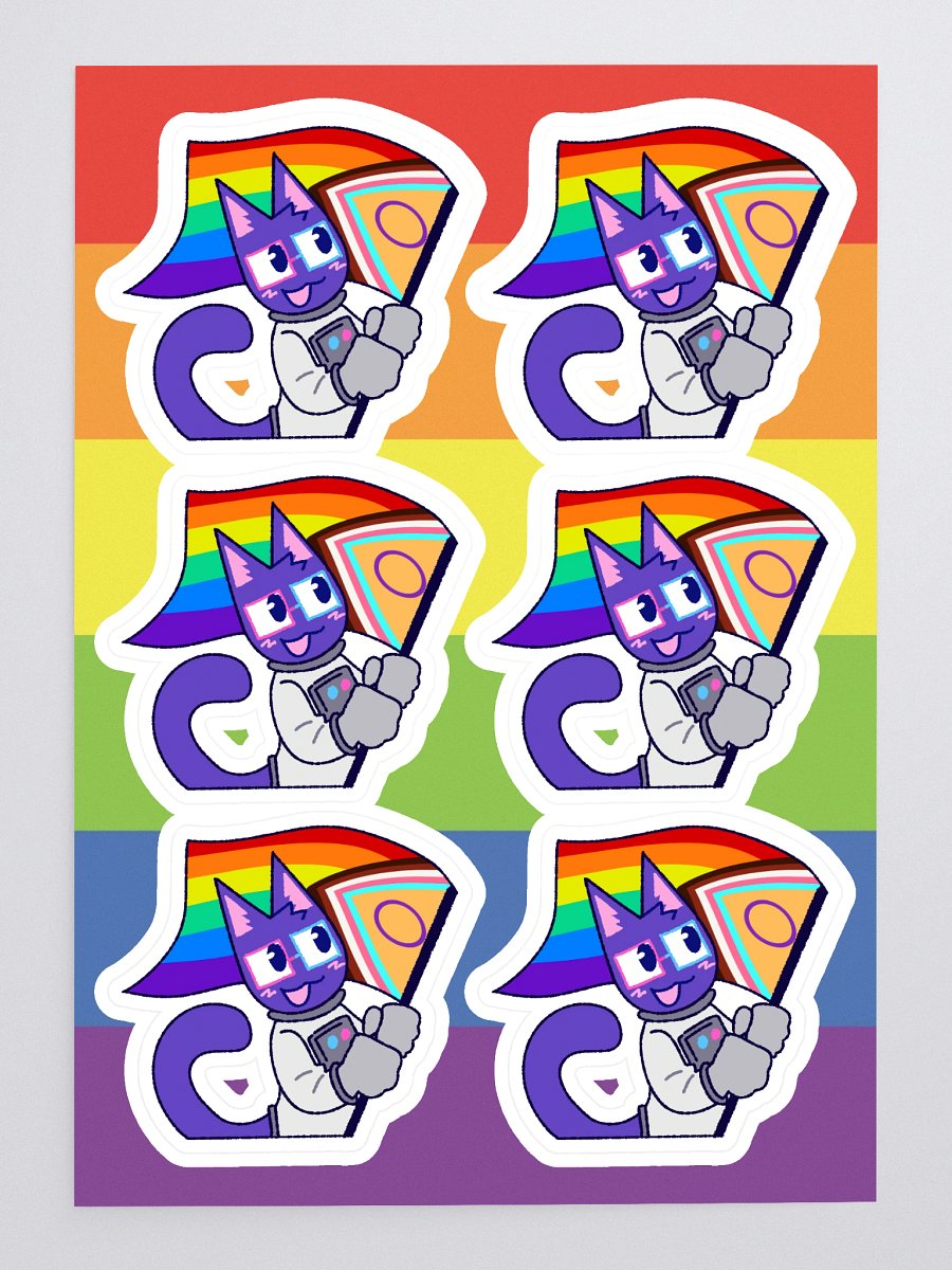 LGBTQIA+ pride kaykay sticker sheet product image (3)