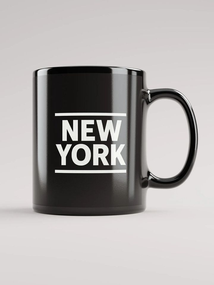 Bold New York Black Mug product image (1)