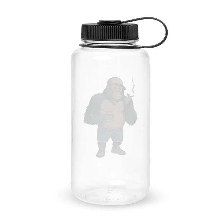 Blue Gorilla Wide Mouth Plastic Water Bottle product image (2)