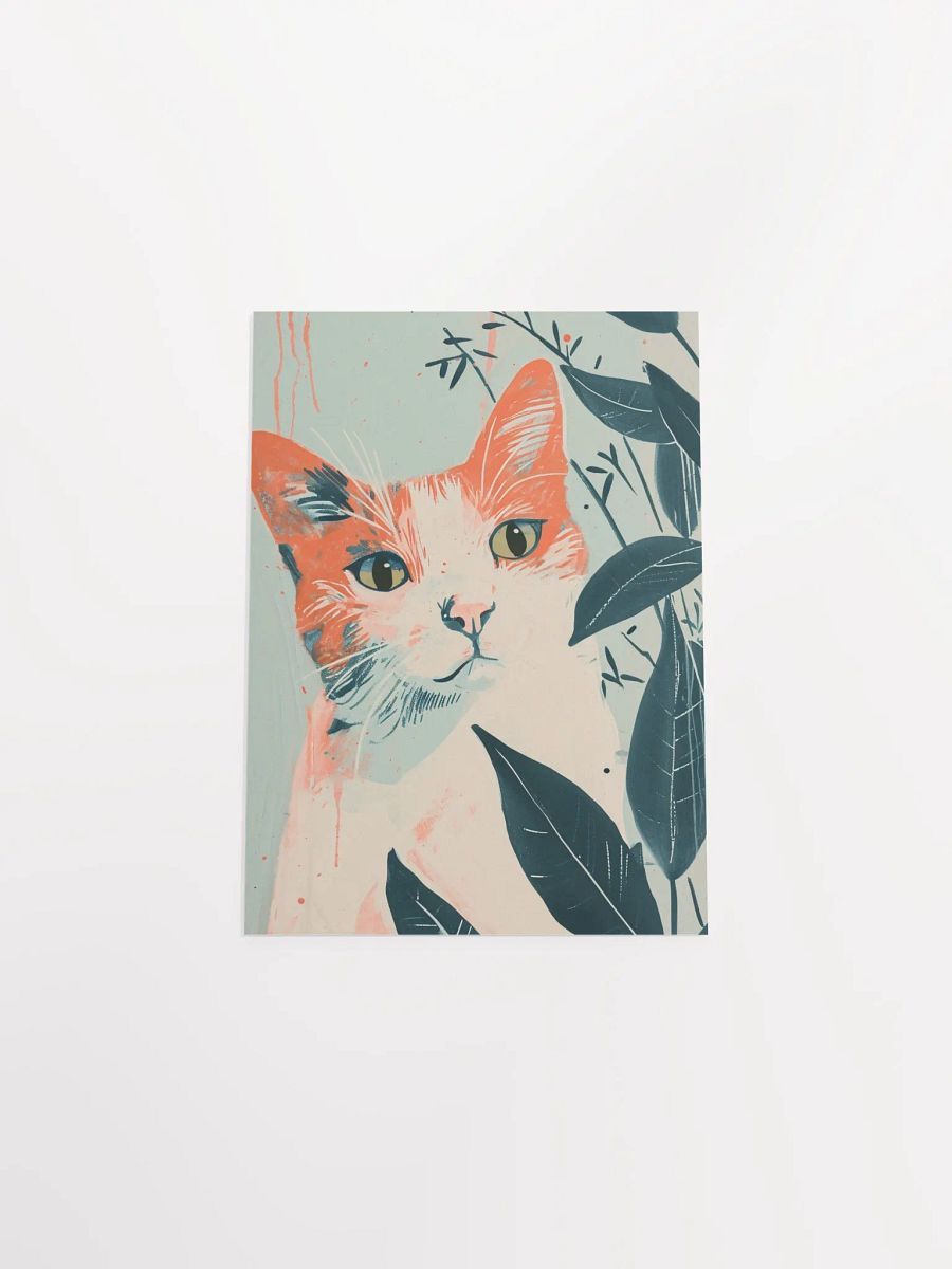 Enigmatic Feline Serenity Poster product image (4)