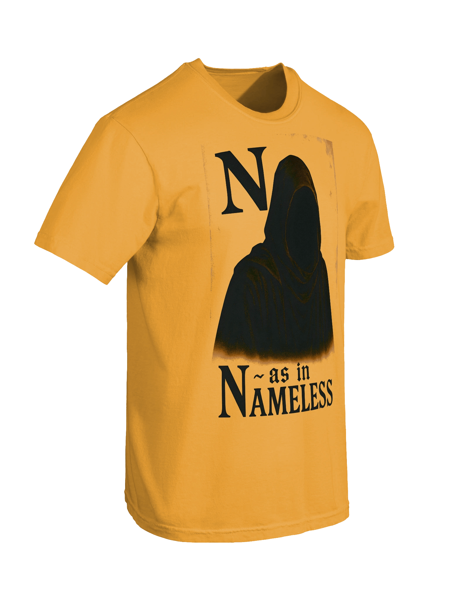 N as in nameless garment-dyed heavyweight t-shirt by dark alphabet product image (7)