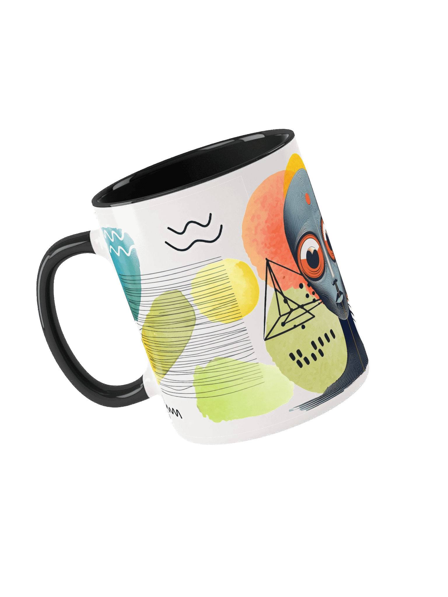 Abstract Art Coffee Mug: STARE INTO YOUR SOUL product image (5)