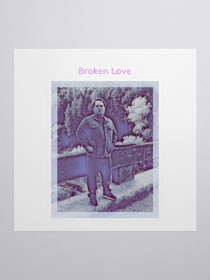 Broken Love Cover Art Sticker product image (4)