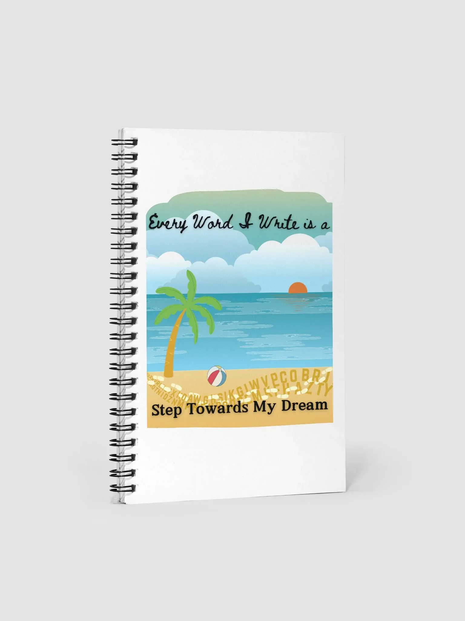 "Every Word I Write is a Step Towards My Dream" Inspirational Writing Journal product image (1)