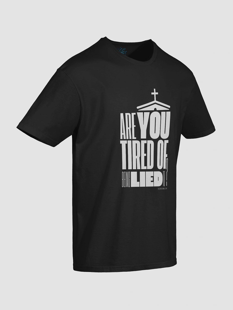 Church Lies Gilden Unisex Lightweight T-Shirt (white) product image (87)