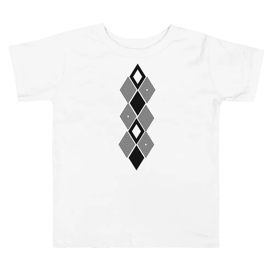 Black and white triangle design Toddler T-Shirt product image (2)
