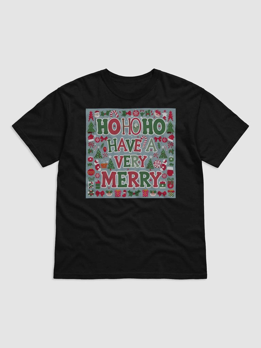 Ho Ho Ho Have a Very Merry Christmas Unisex T-shirt for men and women Comfort Colors product image (4)