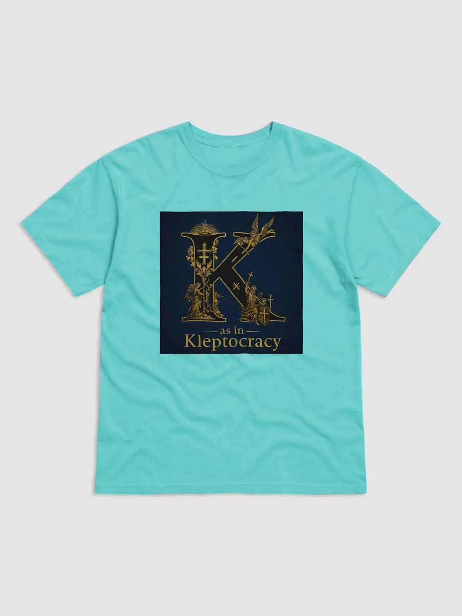 K as in kleptocracy t-shirt product image (33)
