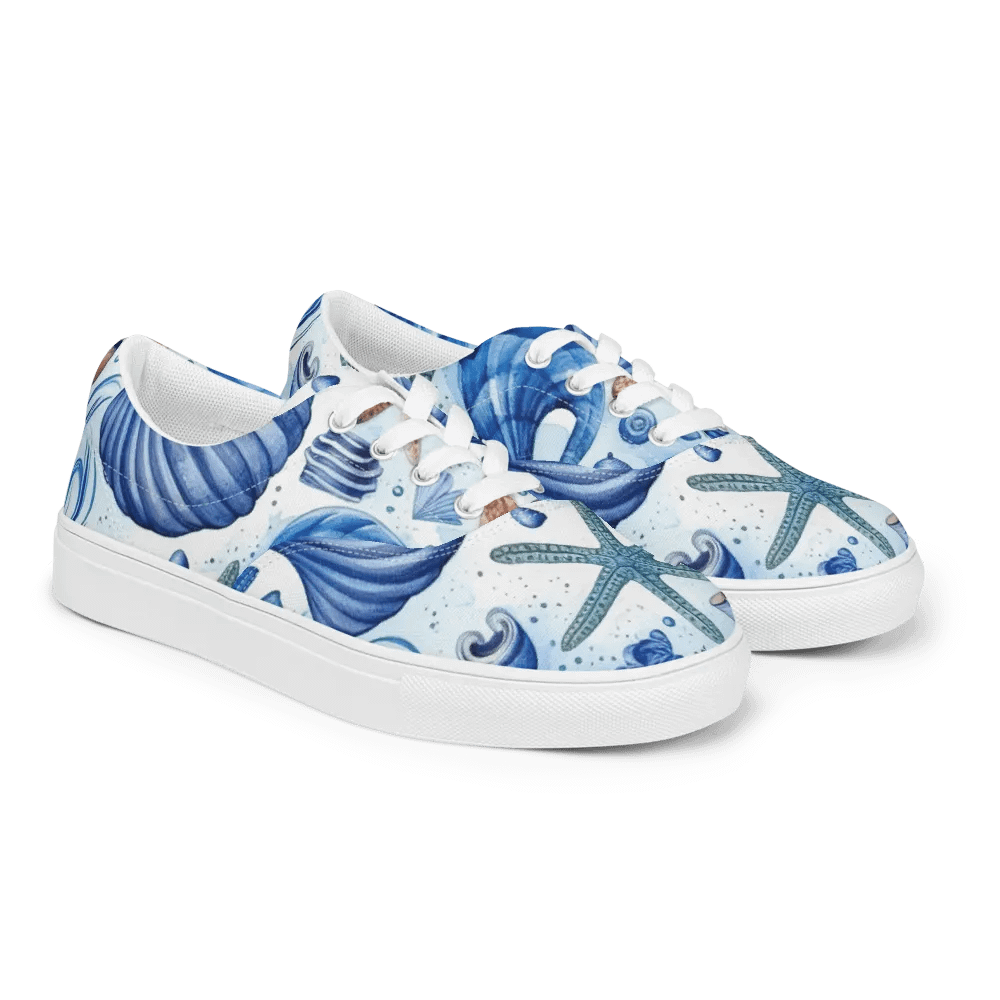 Seashell Serenade Canvas Sneakers product image (10)