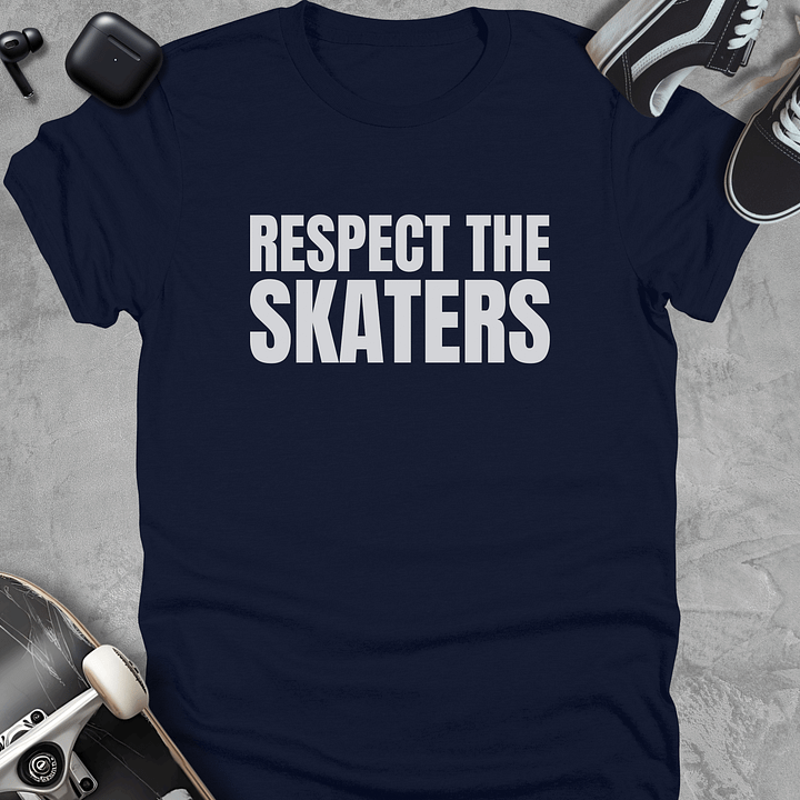 Respect the skaters, Skateboarding t-shirt, Unisex product image (3)