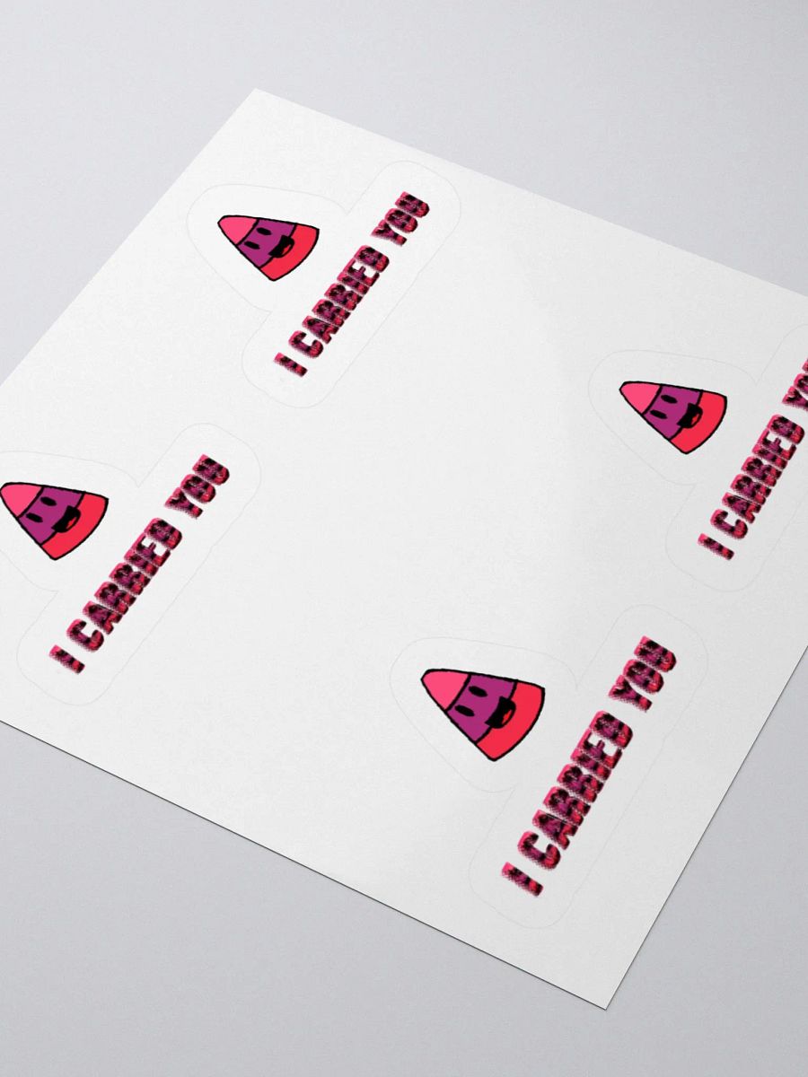 I CARRIED YOU - Stickers product image (10)