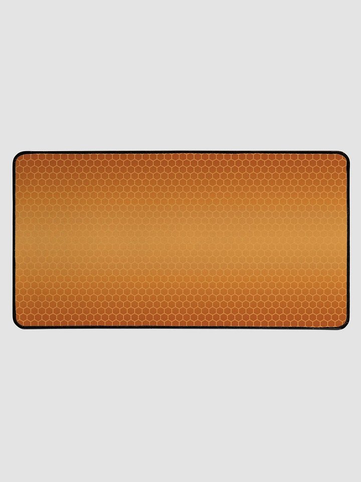 Warm Honeycomb Desk Mat product image (1)
