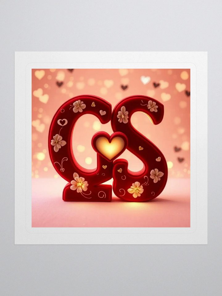 Love Letters Kiss Cut Stickers product image (1)