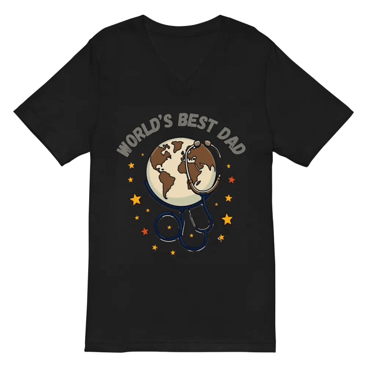 Globetrotting Dad V-Neck Tee product image (3)