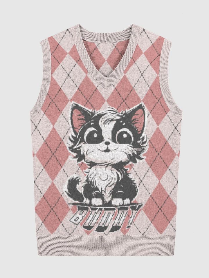 Buddy Knitted V-Neck Vest 7 product image (1)