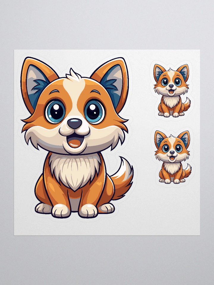 Cute Cartoon Dog 9 , Sticker product image (3)
