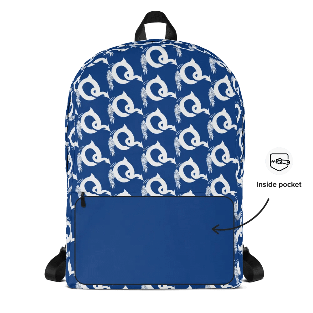 Q vs. Evil Q Blue Backpack product image (6)