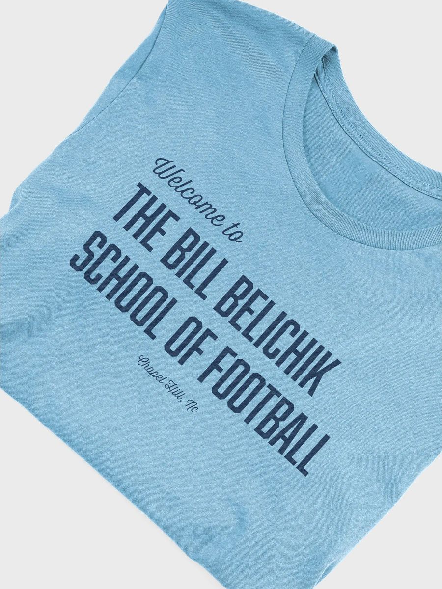Welcome to the Bill Belichik School of Football T-Shirt (Blue) product image (5)