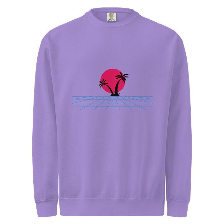 Retro Futurism Sunset Sweatshirt product image (1)