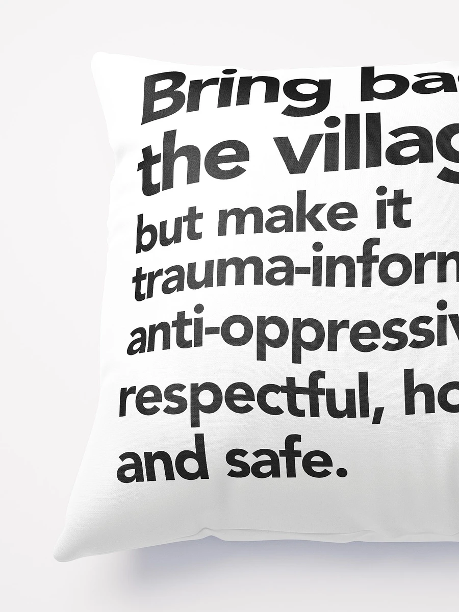 Bring Back the Village Pillow product image (3)