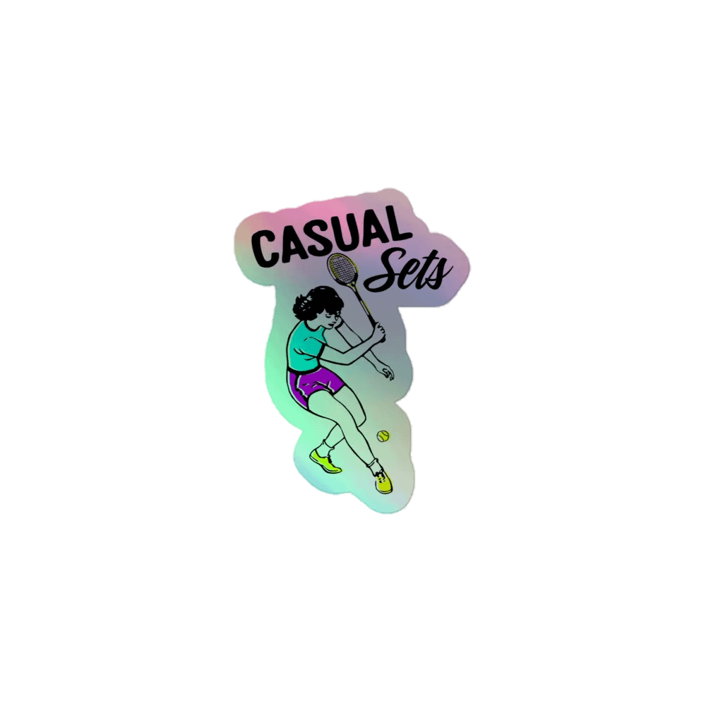 Casual Sets - Tennis Anyone? Hologram Sticker! product image (1)