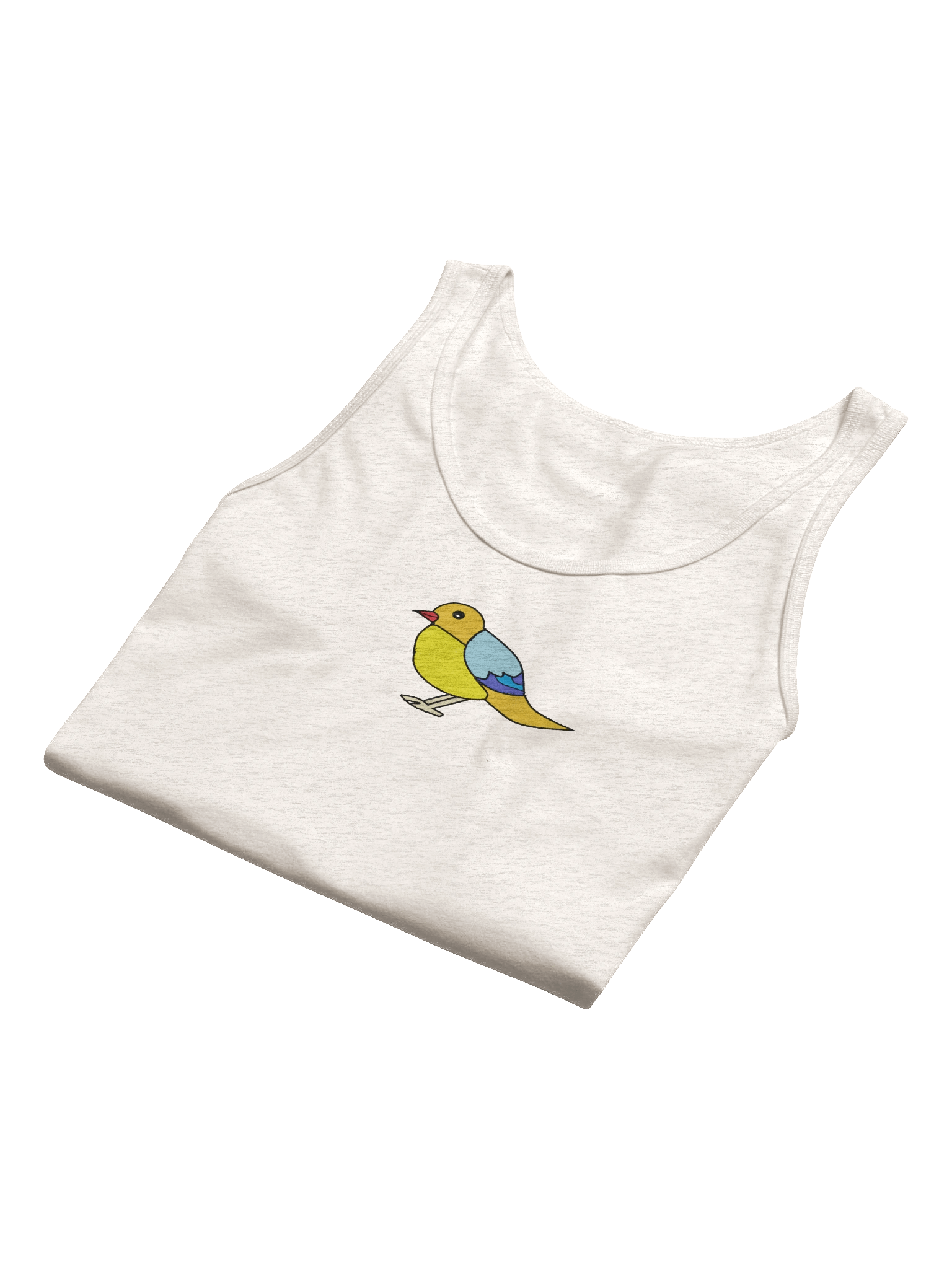 Vibrant Bird Illustration Tank Top product image (63)