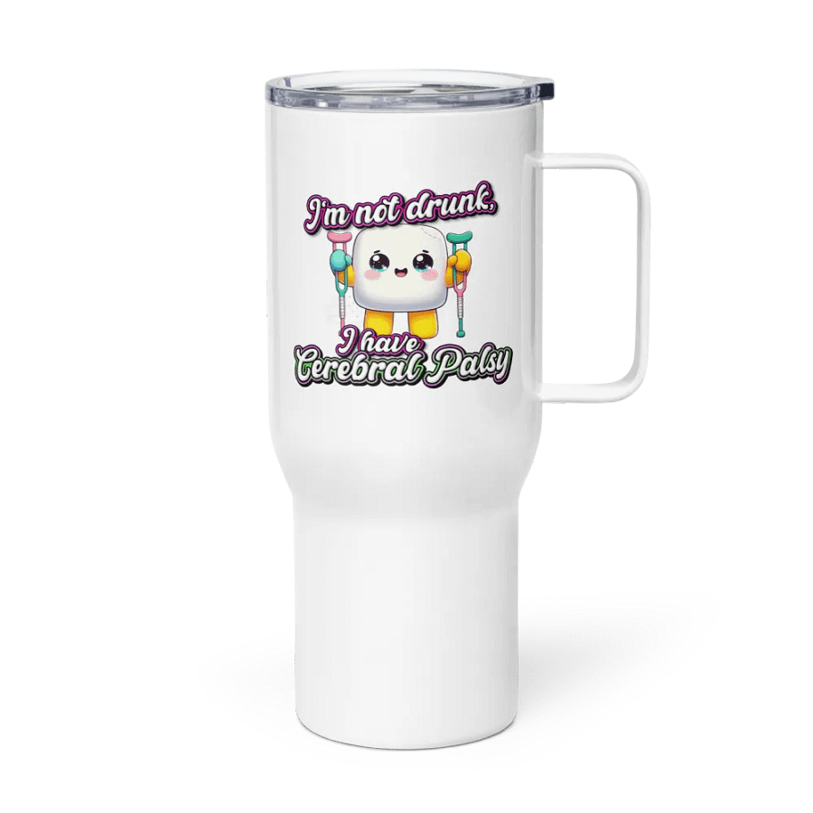 I'm not drunk CP Travel Mug with a Handle product image (4)