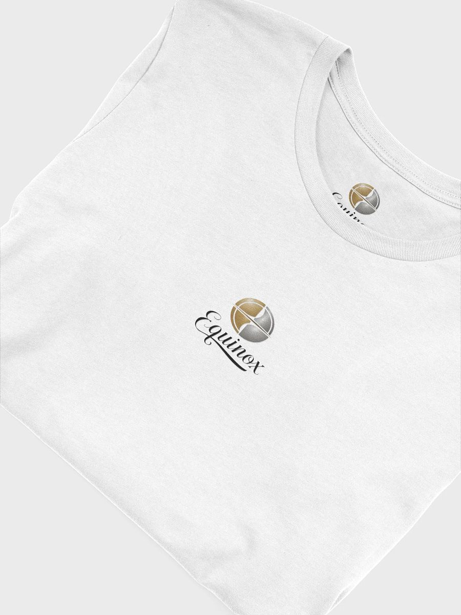 Equinox Unisex T-Shirt with Minimalist Gold Logo Design product image (7)