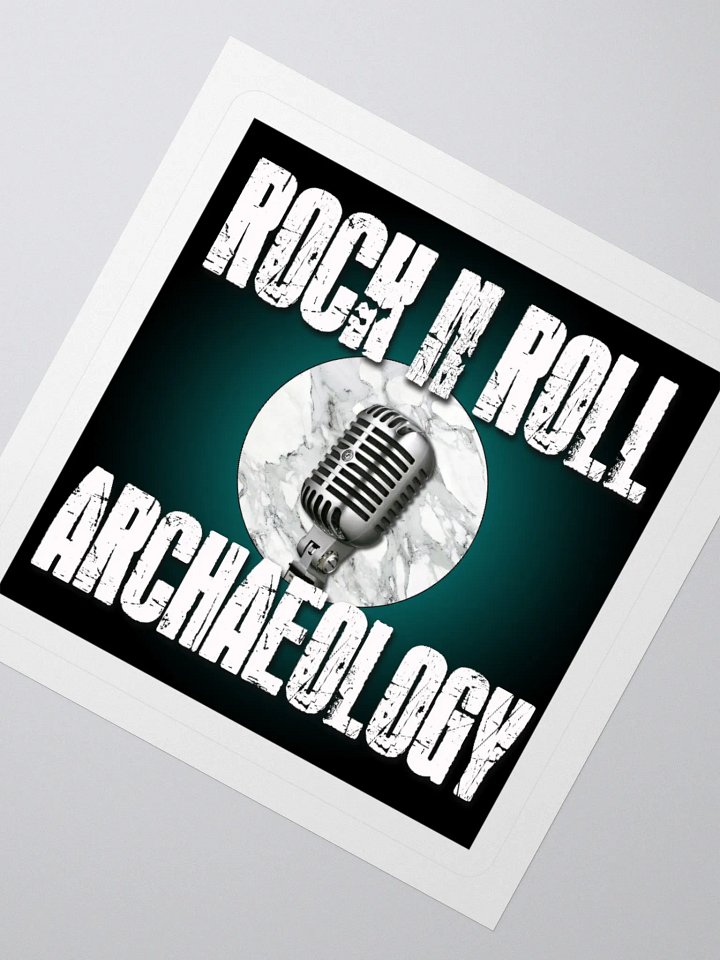 Vintage Rock N Roll Archaeology Kiss Cut Stickers product image (5)