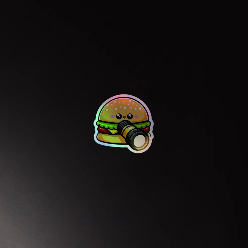 Whimsical Burger & Flashlight Sticker Set product image (4)