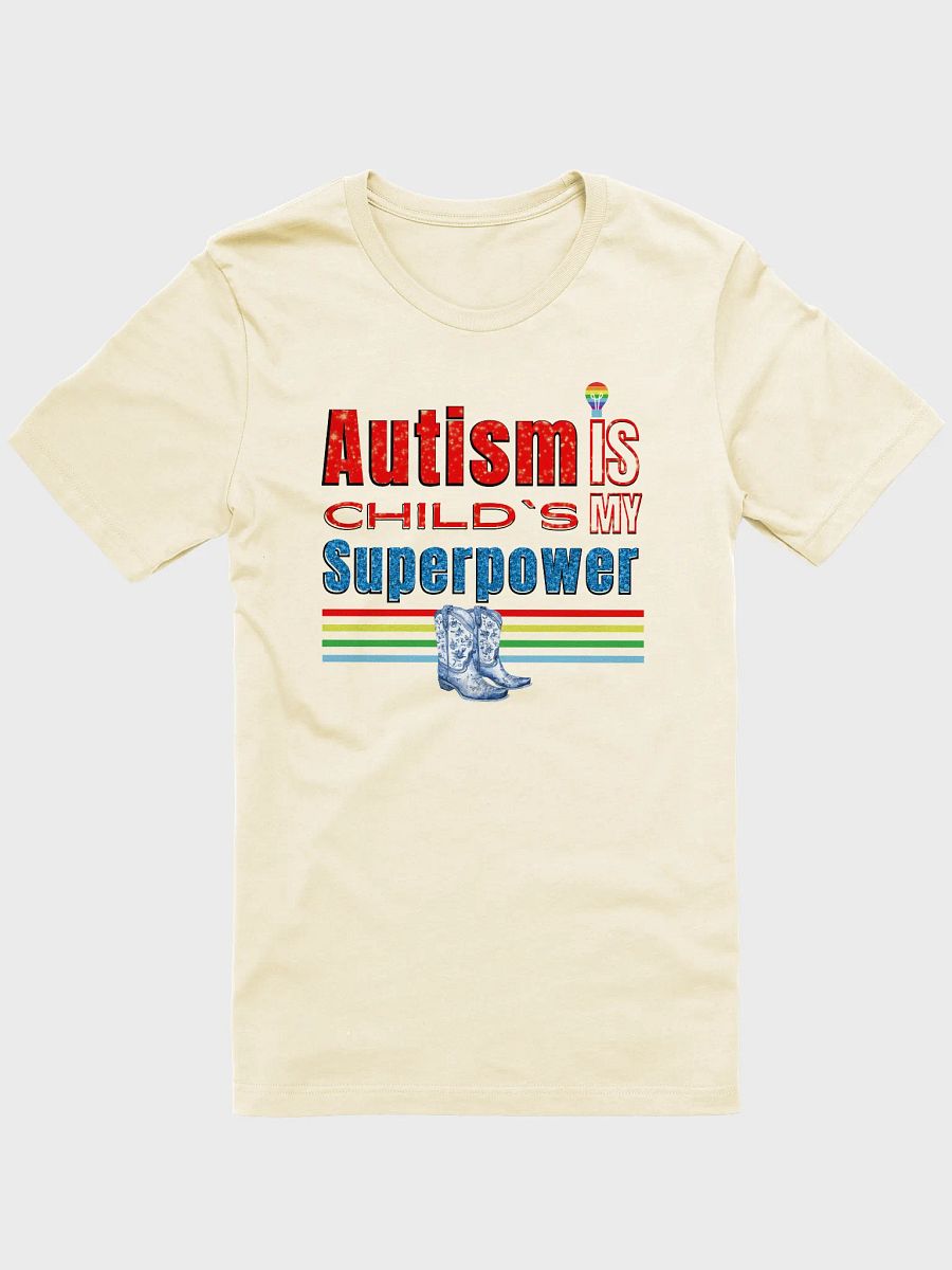 Autism Is My Child’s Superpower, Bella Canvas T-shirt product image (3)