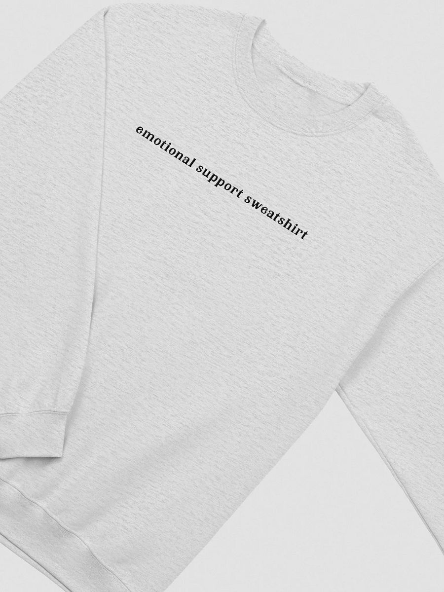 Emotional Support Sweatshirt | Embroidered Crewneck product image (21)
