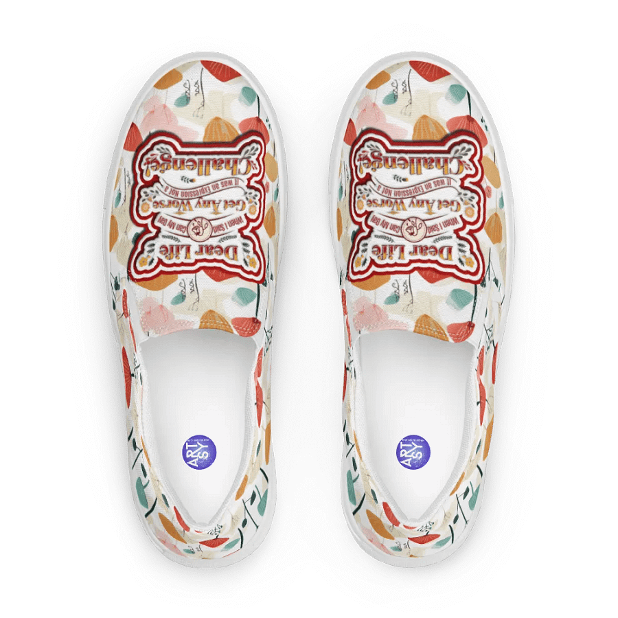 Funny Life Quote All Over Print Shoes product image (5)
