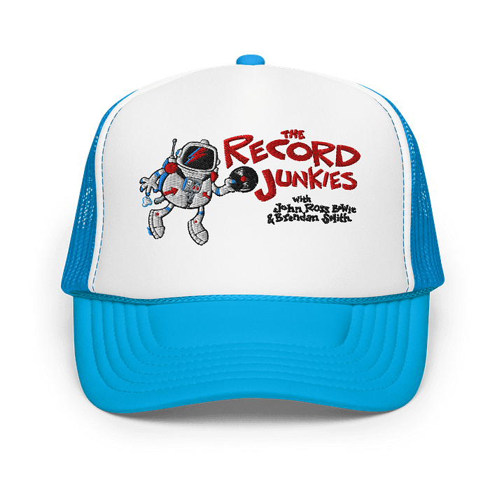 The Record Junkies I-40 Foam Trucker Hat product image (1)