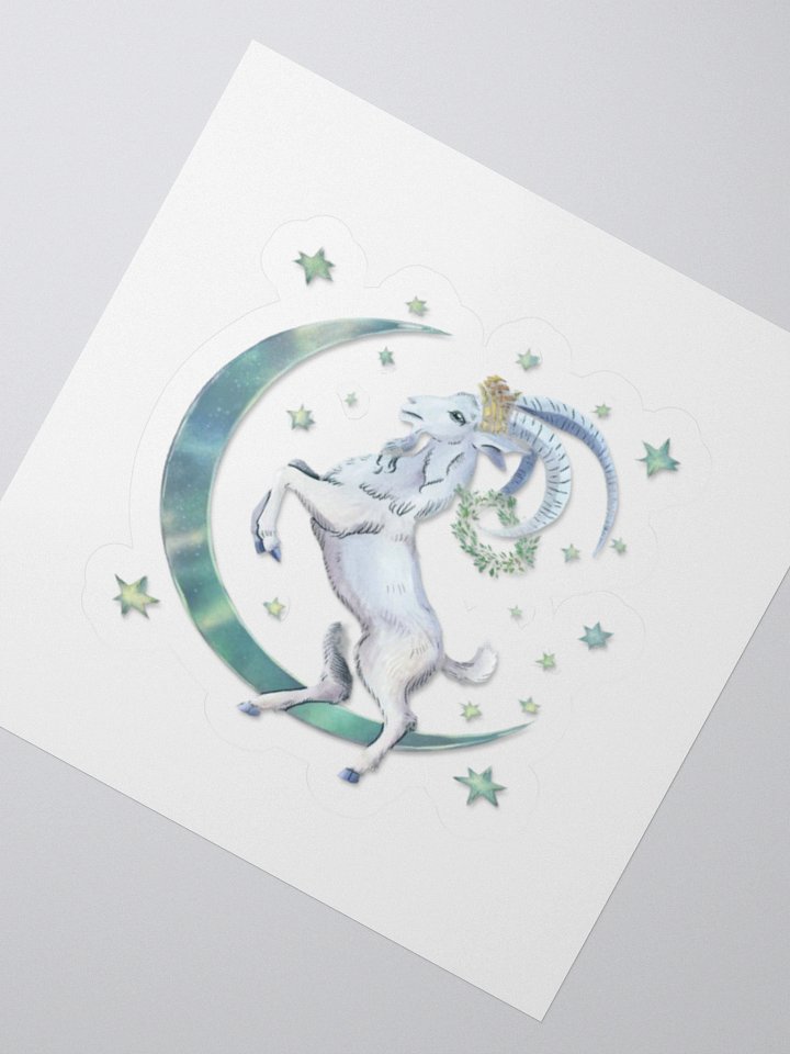 Capricorn Celestial Goat Sticker product image (4)