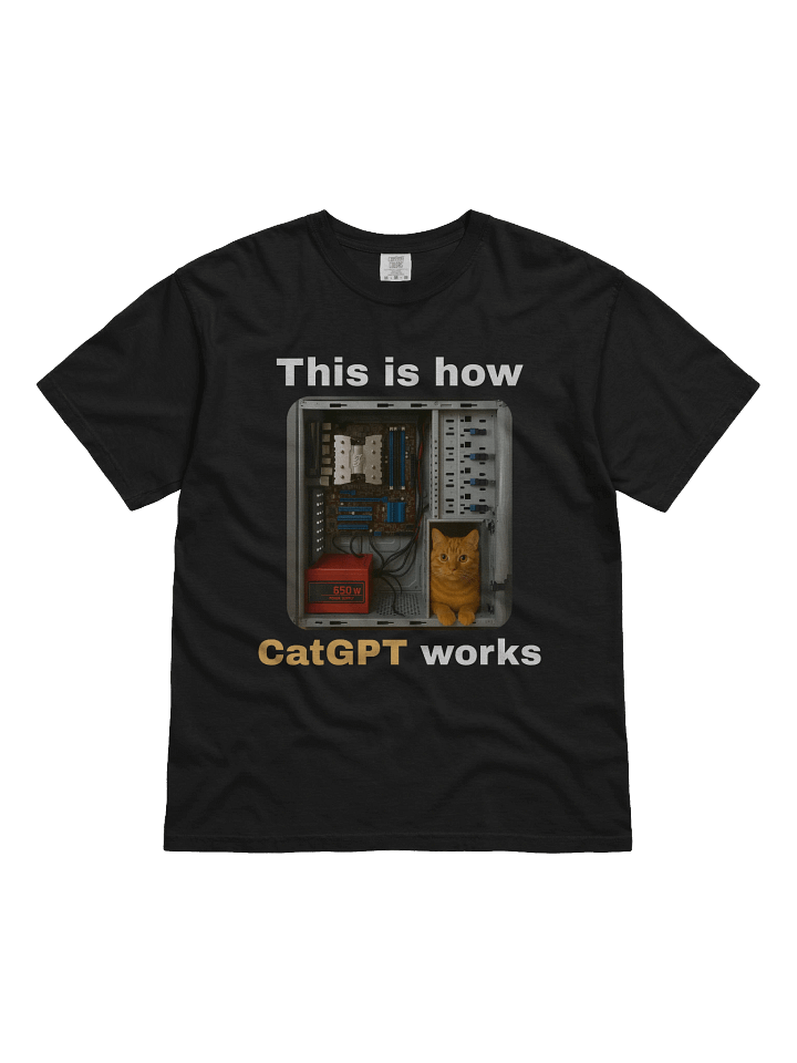 This is how CatGPT works-Tee product image (3)