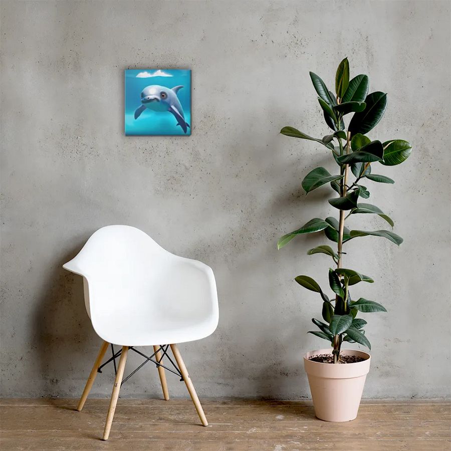 Endangered Species - Mexico - Vaquita Canvas Art product image (6)