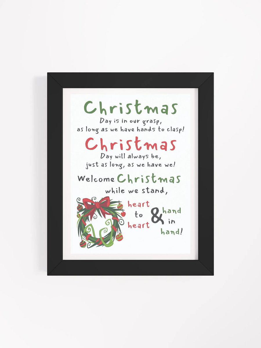 Welcome Christmas Heart to Heart Wall Art product image (55)